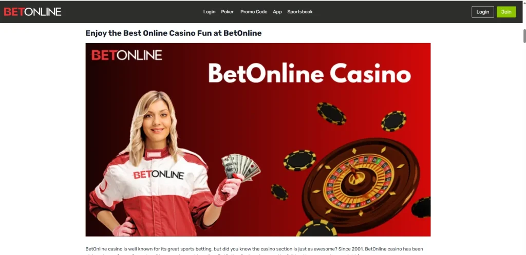  BetOnline Casino